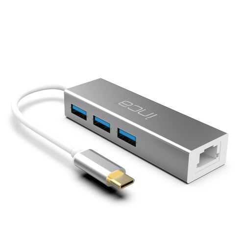 Inca ITPC-3T Usb C Usb 3.0+ Rj45 Ethernet Çoklayıcı - INCA