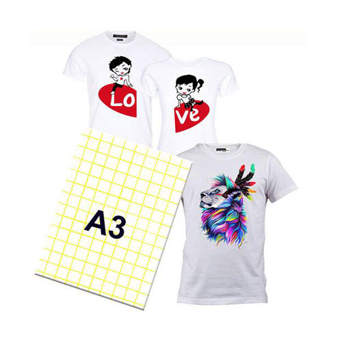 İnkjet A3 Pamuklu Açık Zemin Transfer Kağıdı (1 adet) - OFİSOMİ-S (1)