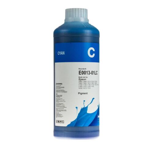 InkTec Epson Muadil 1LT Cyan Pigment Mürekkep (Wf Serisi)(E0013-01LC) - INKTEC