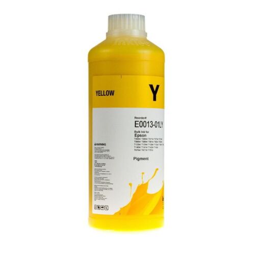 InkTec Epson Muadil 1LT Yellow Pigment Mürekkep (Wf Serisi)(E0013-01LY) - INKTEC