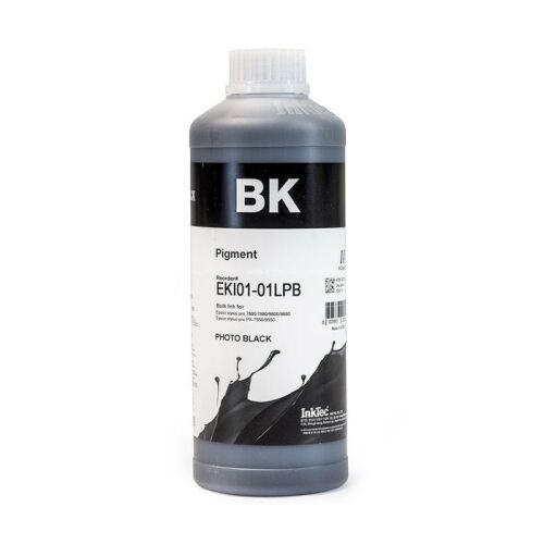 InkTec Epson Stylus Pro Muadil 1LT Photo Black Pigment Mürekkep (EKI01-01LPB) (PowerChrome K3) - INKTEC