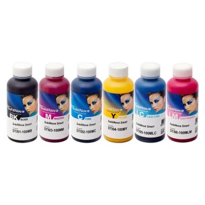 InkTec Sublinova Epson Muadil Süblimasyon Mürekkep 6x100ml Set (DTI01-100M) 