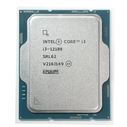 Intel Alder Lake Core i3 12100 TRAY 3.3Ghz 1700P 12Mb (60W) Uhd730 Kutusuz İşlemci - 1
