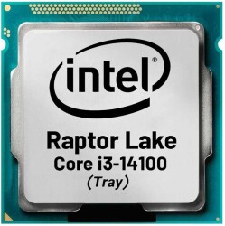 Intel Core i3 14100 TRAY 4.7 GHz 4 Çekirdek 12 MB 1700 Fansız Kutusuz İşlemci - 1