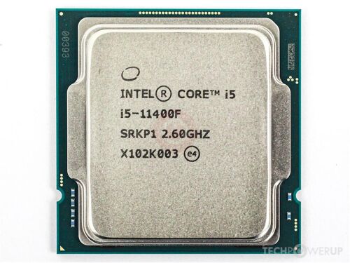 Intel Core i5 11400F TRAY 2.60GHz 6 Çekirdek 12MB Önbellek Soket 1200 Kutusuz İşlemci - INTEL