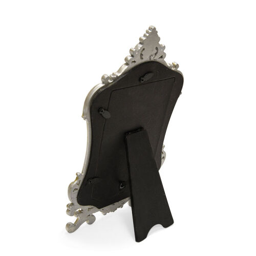 Kabartmalı Vintage Gümüş Simli Çerçeve - 10x15cm - OFİSOMİ-T (1)