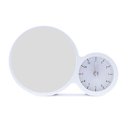 Kademeli Işıklı Sihirli Led Ayna Çerçeve-Saatli - 4