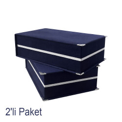 Kadife Kristal Cam Plaket Kutusu - 16x25cm. - 12