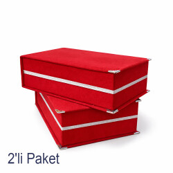 Kadife Kristal Cam Plaket Kutusu - 16x25cm. - 4