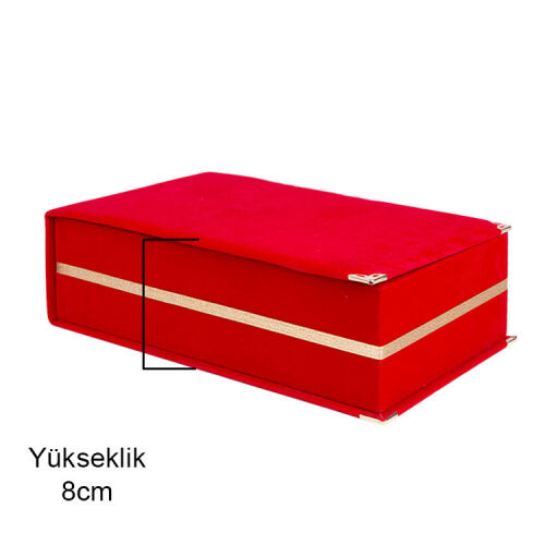 Kadife Kristal Plaket Kutusu 16x25cm. - OFİSOMİ-T (1)