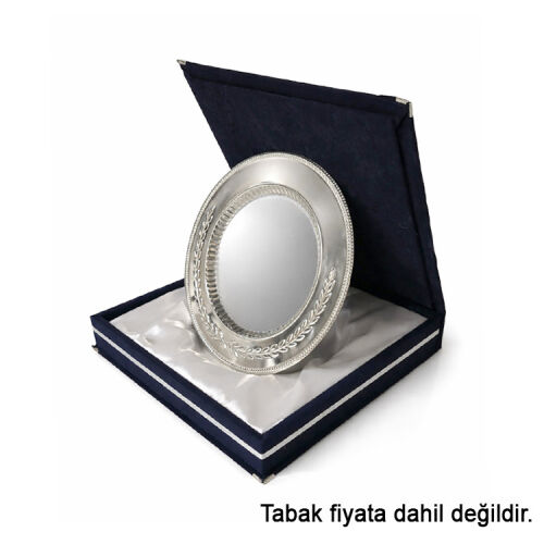 Kadife Tabak Plaket Kutusu - 29x29cm - 3