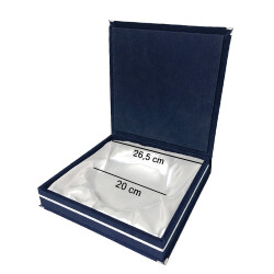 Kadife Tabak Plaket Kutusu - 29x29cm - 4