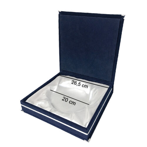 Kadife Tabak Plaket Kutusu - 29x29cm - 4