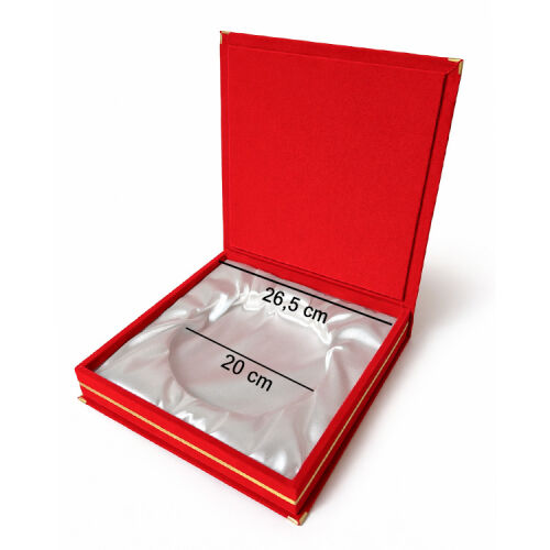 Kadife Tabak Plaket Kutusu - 29x29cm - 8