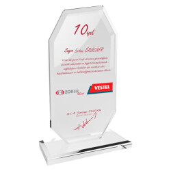 Kaplamasız Kristal Plaket 1008 - 3