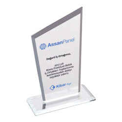 Kaplamasız Kristal Plaket 1025 - 2