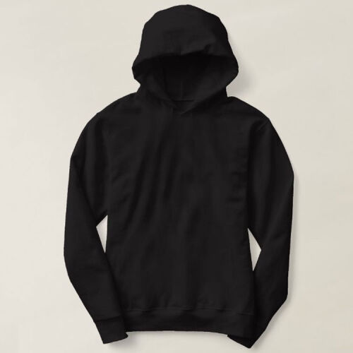 Kapşonlu Siyah Sweatshirt - 6