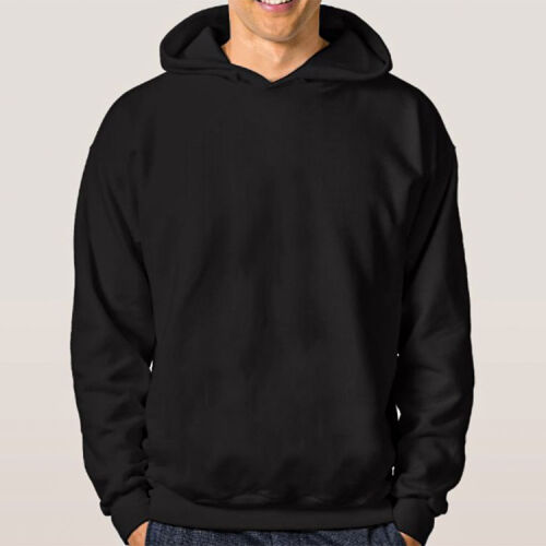 Kapşonlu Siyah Sweatshirt - OFİSOMİ-T