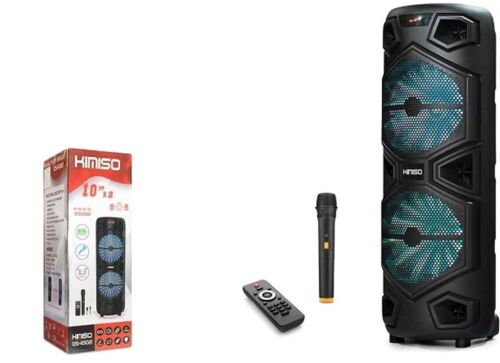 KIMISO QS-1002 3000W Bluetooth Mikrofonlu Uzaktan Kumandalı Usb-Tfcard-Aux Müzik Çalar - 1