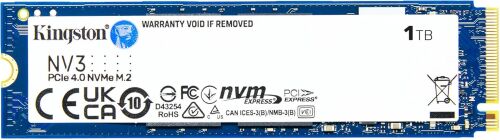 Kingston 1TB NV3 M.2 2280 NVMe SSD | PCIe 4.0 Gen 4x4 | Up to 6000 MB-s | SNV3S-1000G - 1