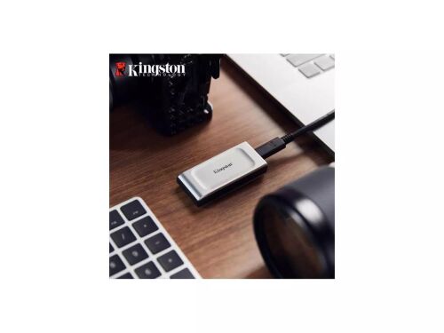 Kingston 2TB SXS2000-2000GA USB 3.2 Type-C Gri Gen 2 2000MB Okuma-2000MB Yazma Taşınabilir SSD - KINGSTON