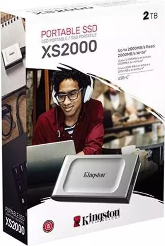 Kingston 2TB XS1000 SXS1000-2000G Gri USB 3.2 Gen 2 Taşınabilir SSD - 2