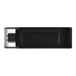 Kingston DT70 256GB USB-C 3.2 Gen 1 Type-C Flash Bellek - 1
