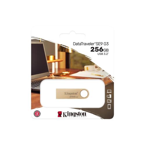 Kingston DTSE9G3-256GB 256GB 220MB-s Metal USB 3.2 Gen 1 DataTraveler SE9 G3 Flash Bellek - 2