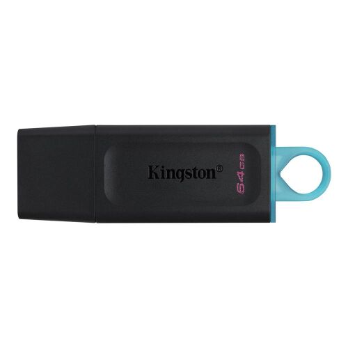 Kingston DTX-64GB 64GB USB3.2 Gen 1 DataTraveler Exodia (Black + Teal) Flash Bellek - KINGSTON (1)