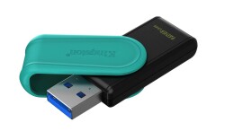 Kingston DTXS-128GB 128GB Portable USB 3.2 Gen1 DataTraveler ExodiaS (Black-Turquoise) Flash Bellek - 2