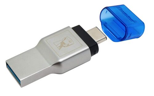 Kingston FCR-ML3C MobileLite DUO 3C USB-A+USB-C microSDHC-SDXC Kart Okuyucu - 1