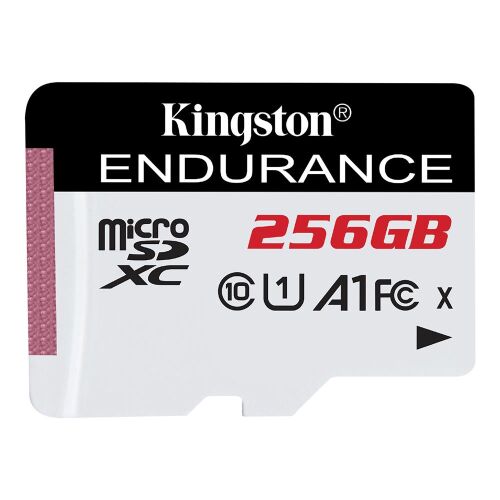 Kingston SDCE-256GB 256GB microSDXC Endurance 95R-45W C10 A1 UHS-I Card Only Hafıza Kartı - KINGSTON