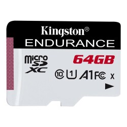 Kingston SDCE-64GB 64GB microSDXC Endurance 95R-30W C10 A1 UHS-I Card Only Hafıza Kartı - 1