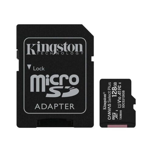 Kingston SDCS2-128GB 128GB micSDXC Canvas Select Plus 100R A1 C10 Card + ADP Hafıza Kartı - 2