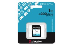 Kingston SDG4-1TB 1TB SDXC Canvas Go Plus Gen4 200MB-s C10 UHS-I U3 V30 Hafıza Kartı - 1