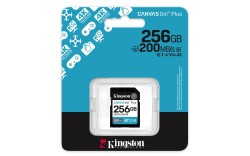 Kingston SDG4-256GB 256GB SDXC Canvas Go Plus Gen4 200MB-s C10 UHS-I U3 V30 Hafıza Kartı - 1