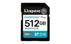 Kingston SDG4-512GB 512GB SDXC Canvas Go Plus Gen4 200MB-s C10 UHS-I U3 V30 Hafıza Kartı - 2