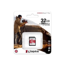 Kingston SDR2-32GB Canvas React Plus SDHC UHS-II 300R-260W U3 V90 for Full HD-4K-8K Hafıza Kartı - 2