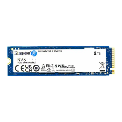 KINGSTON SNV3S/2000G, NV3, 2TB, 6000/5000, Gen4, NVME PCIe M.2 2280, SSD - Kingston
