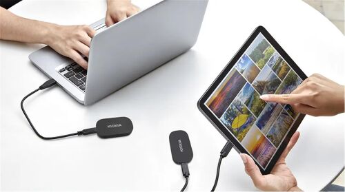 Kioxia 1TB Excerıa Plus LXD20K001TG8 G2 USB 3.2 1050-1000 Taşınabilir SSD - KIOXIA