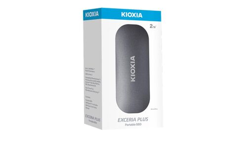 Kioxia 2TB Exceria Plus LXD10S002TG8 Mini Taşınabilir USB 3.2 Gen 2 Type-C Harici Taşınabilir SSD - 1