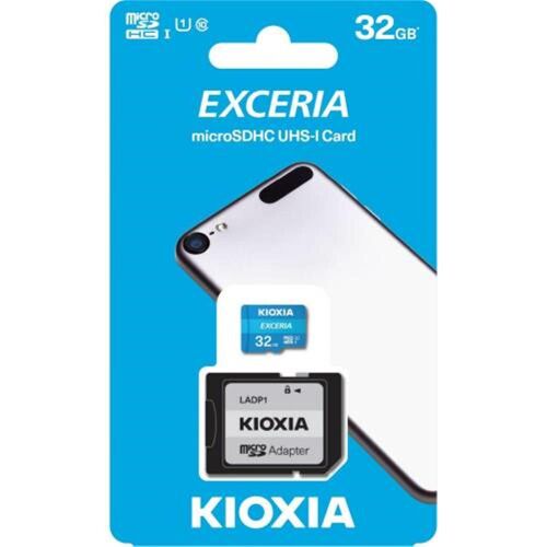 Kioxia 32GB Exceria microSDHC UHS-1 C10 100MB-sn Hafıza Kartı - KIOXIA