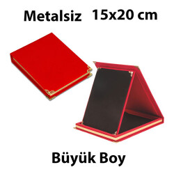 Kırmızı Albüm Plaket 15x20 cm (metalsiz) - 1