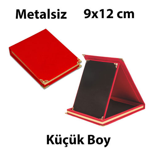 Kırmızı Albüm Plaket 9x12 cm (metalsiz) - OFİSOMİ-S (1)