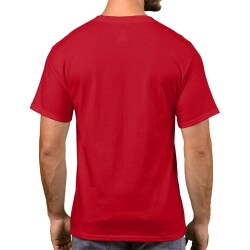 Kırmızı T-Shirt %100 Pamuklu - 3