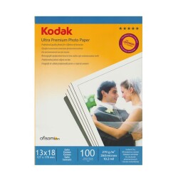 Kodak Ultra Premium Satin,Mat 13x18 270Gr/m² Fotoğraf Kağıdı 100 Yaprak - 1
