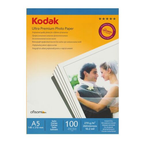 Kodak Ultra Premium Satin,Mat 15x21 270Gr/m² Fotoğraf Kağıdı 100 Yaprak - 1