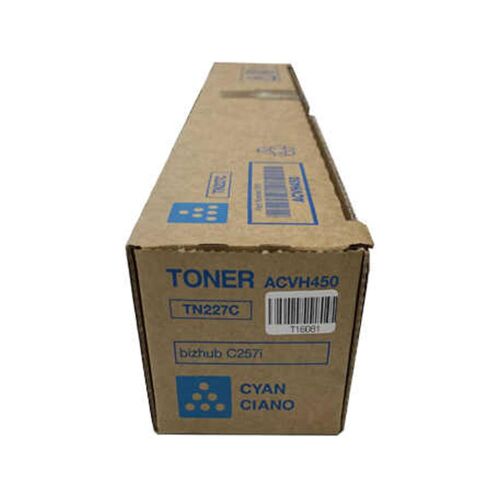 Konica Minolta TN-227C Cyan Mavi Orjinal Fotokopi Toneri Bizhup C257i 24.000 Sayfa - MINOLTA
