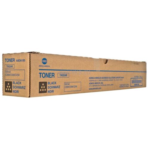 Konica Minolta TN-324K Black Siyah Orjinal Fotokopi Toneri Bizhup C258-308-368 28.000 Sayfa - MINOLTA