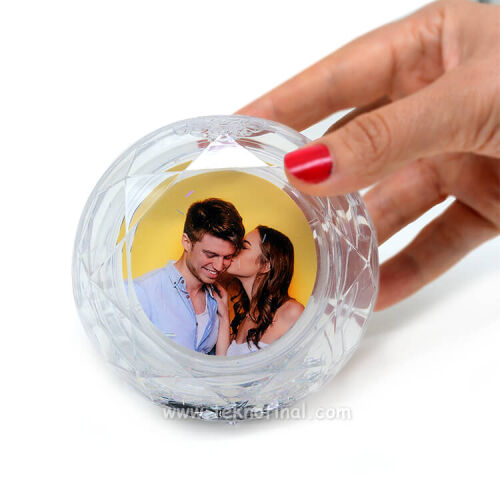 Kristal Yuvarlak Kar Küresi - 7